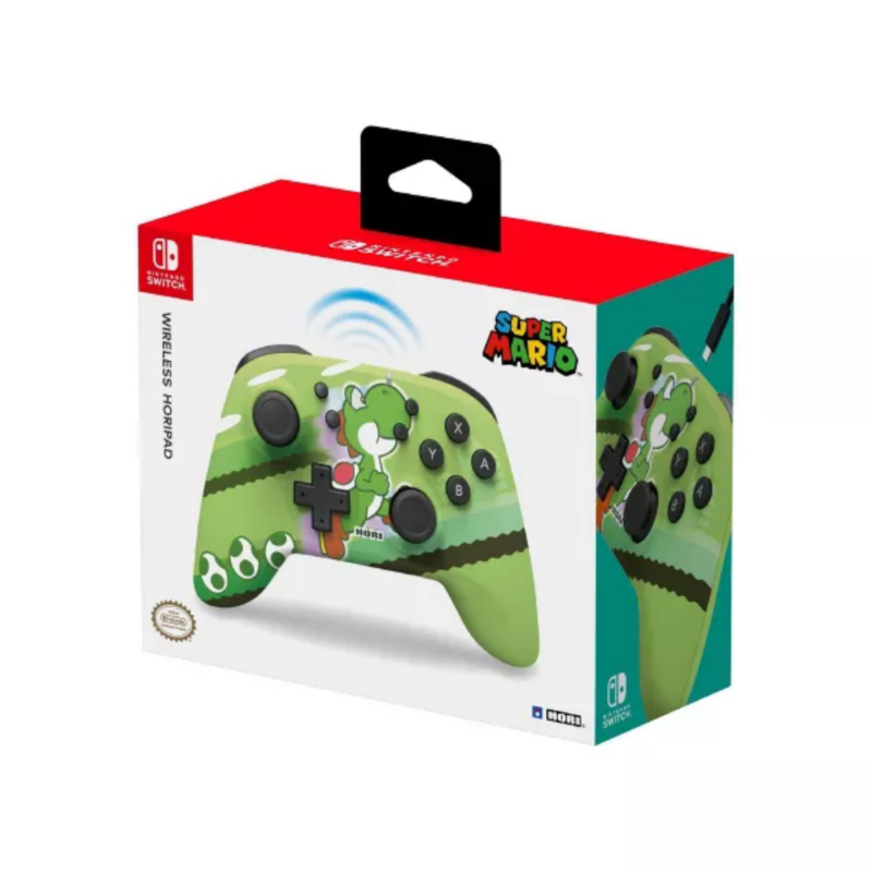 Controle Sem Fio Horipad Yoshi para Nintendo Switch 1 e 2