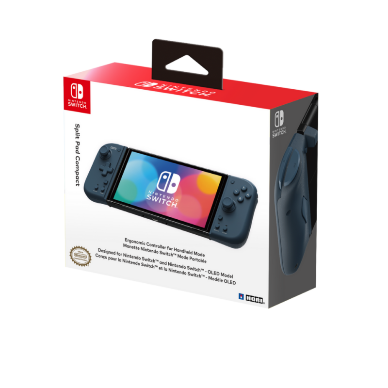 Controle Ergonomico HORI Split Pad Compact Azul