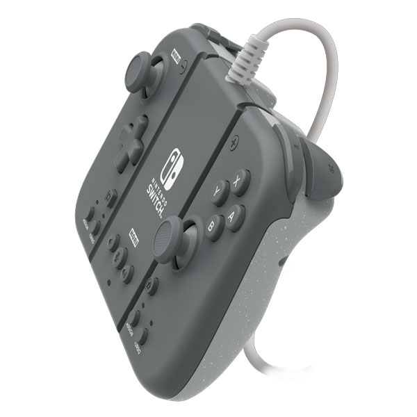 HORI Controle SPLIT PAD COMPACT Modo portatil e Modo Tv para Nintendo Switch (CINZA)