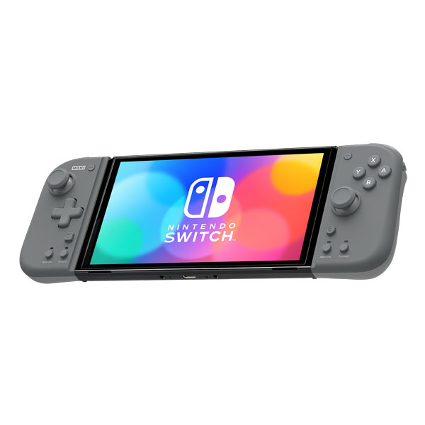 HORI Controle SPLIT PAD COMPACT Modo portatil e Modo Tv para Nintendo Switch (CINZA)