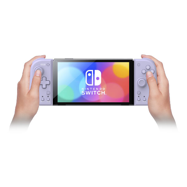 HORI Controle SPLIT PAD COMPACT Modo portatil e Modo Tv para Nintendo Switch (Lavanda)