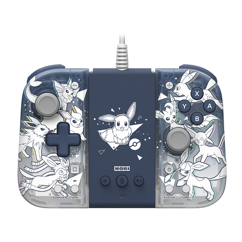 HORI Controle SPLIT PAD COMPACT Modo portatil e Modo Tv para Nintendo Switch (Eevee Evolutions)