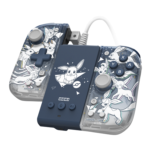 HORI Controle SPLIT PAD COMPACT Modo portatil e Modo Tv para Nintendo Switch (Eevee Evolutions)