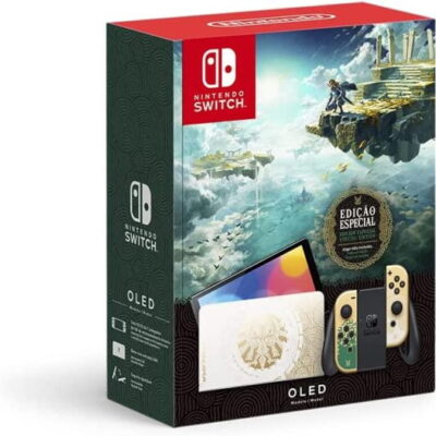 Console Nintendo Switch Oled Edição The Legend of Zelda Tears of the Kingdom