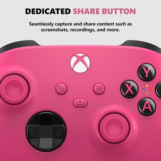 Controle sem Fio Xbox Deep Pink