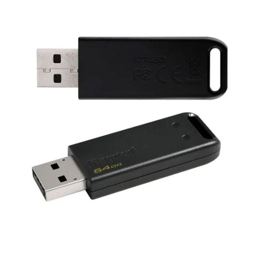 Pendrive Kingston 64gb 2.0 Com 2 Unidades Original