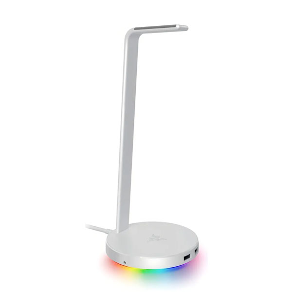 Razer Base Station V2 Chroma Mercury Usb Hub Headset Branco