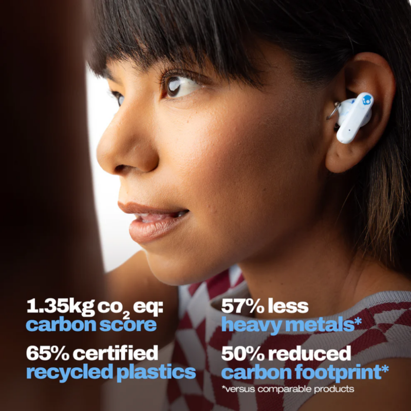 Skullcandy Fone De Ouvido ECOBUDS Bluetooth In-Ear Glacier