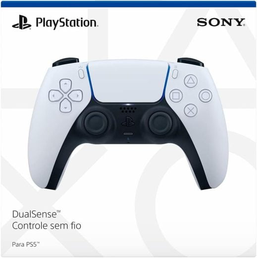Sony PlayStation Controle DualSense PS5 Branco