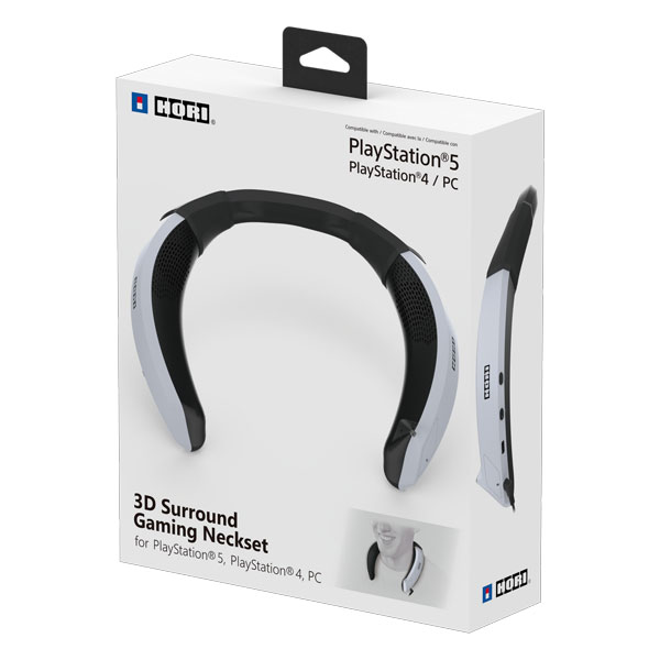 HORI 3D Surround Gaming Neckset Wired Wearable Speaker para PS5 PS4 PC