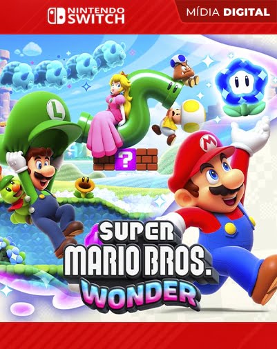 Super Mario Bros Wonder Nintendo Switch Midia Digital