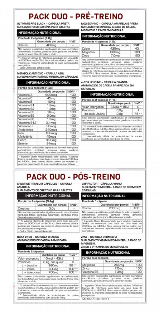TITANIUM PACK DUO 44 PACKS - MAX TITANIUM