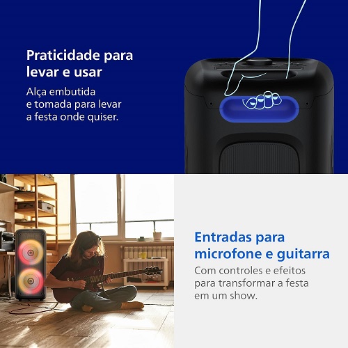 Philips Caixa de Som Bluetooth Party Speaker X4000