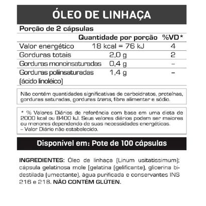 OLEO DE LINHAÇA 1.000MG  - MAX TITANIUM
