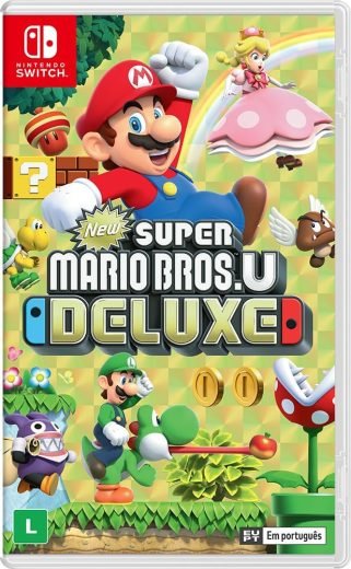 New Super Mario Bros U Deluxe Nintendo Switch Midia Fisica