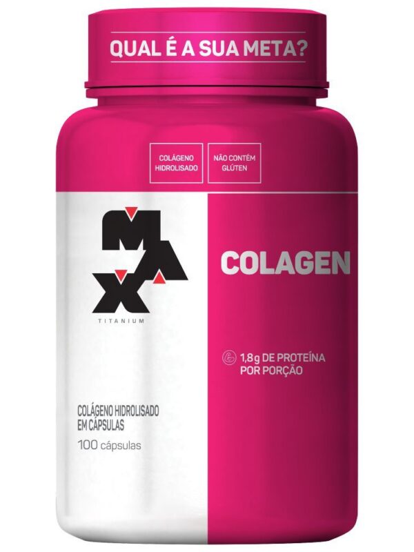COLAGEN 100 CÁPSULAS - MAX TITANIUM