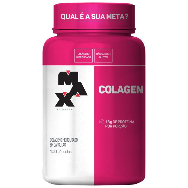 COLAGEN 100 CÁPSULAS - MAX TITANIUM