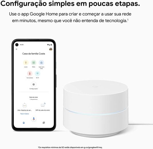 Google Wi-Fi Roteador Mesh AC1200