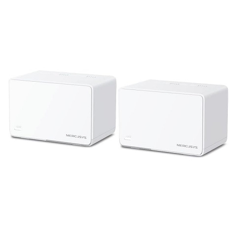 Mercusys Roteador Halo H80x AX3000 2 Unidades + McAfee Total Protection para 10 Dispositivos