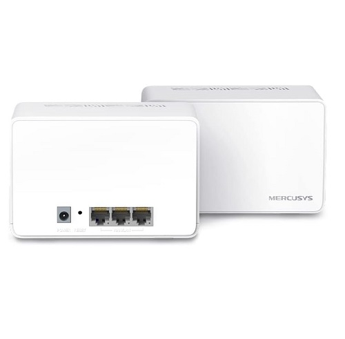 Mercusys Roteador Halo H80x AX3000 2 Unidades + McAfee Total Protection para 10 Dispositivos