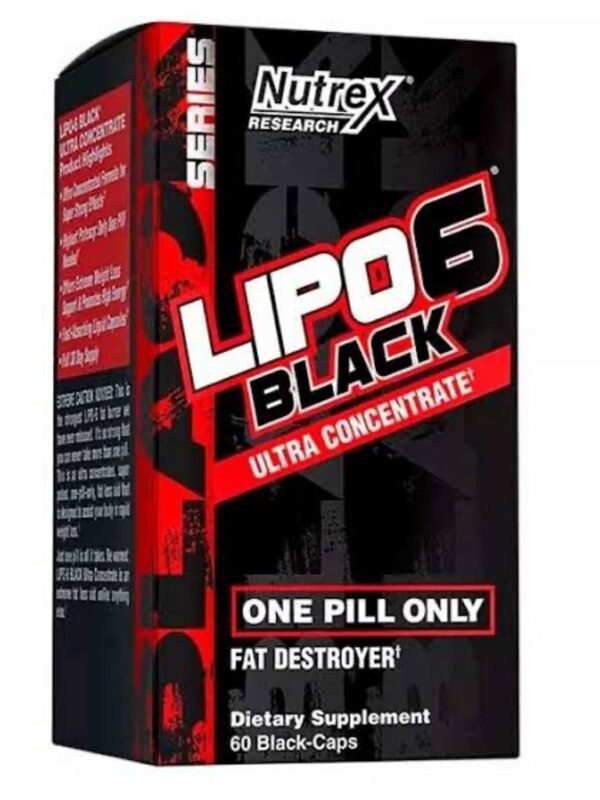 LIPO6| BLACK| UC EMB.NOVA (60 CÁPSULAS) - NUTREX