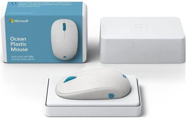 Mouse Microsoft Bluetooth Ocean Plastic Branco