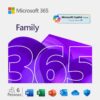 Microsoft Office 365 Family com Mcafee+ Premium Family Assinatura 1 Ano