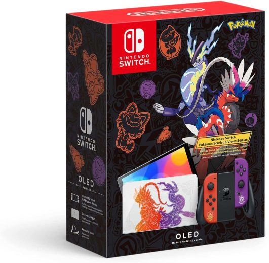 Console Nintendo Switch OLED Pokémon Scarlet & Violet Edição Especial