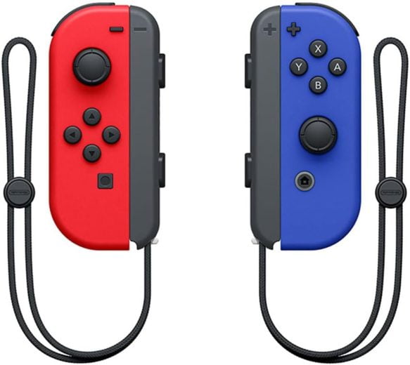 Bundle Joy-Con Azul e Vermelho Neon +Jogo Mario Party Digital