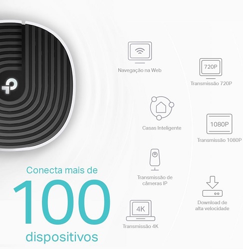 TP-LINK Roteador Wifi Mesh Dual Band AC1900 DECO S7 3 Unidades