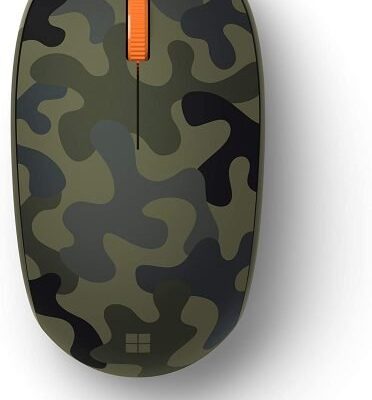 Mouse Microsoft sem Fio Bluetooth Verde Camuflado