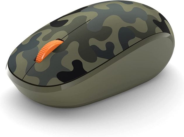 Mouse Microsoft sem Fio Bluetooth Verde Camuflado