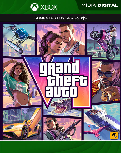 GTA VI Xbox Series S/X Mídia Digital